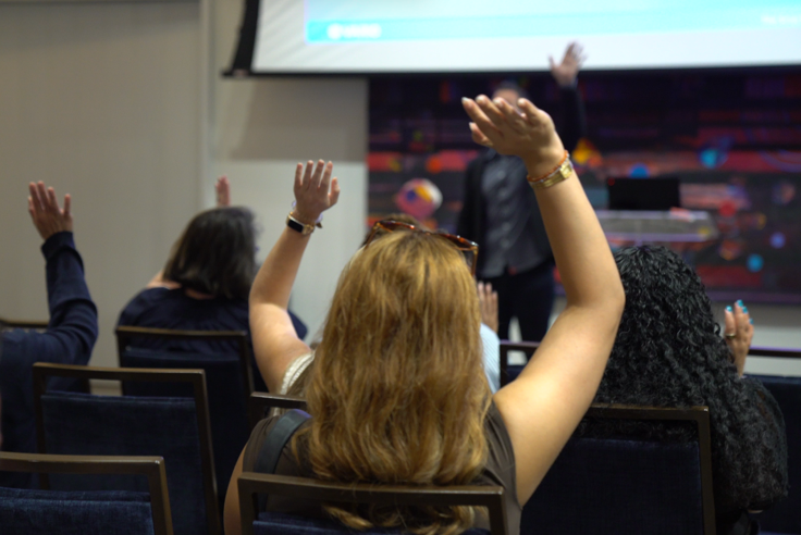 Raised Hands at Cvent Connect-1